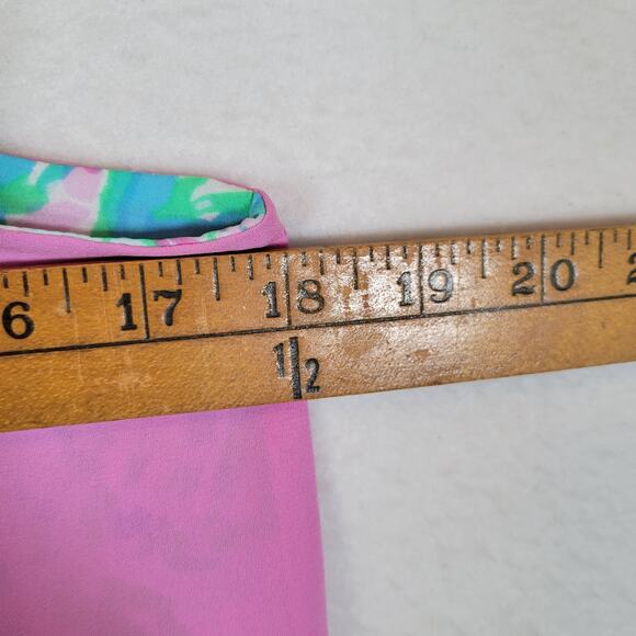 Lilly Pulitzer Womens Florin Tank Top Size XS Pink Blue Reversible Florida Beach - Picture 7 of 10